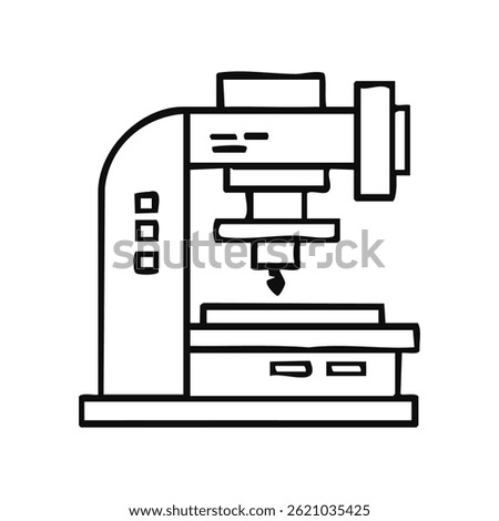 Bench Drill Press Icon, Bench Drill Press