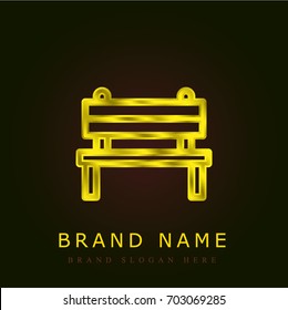 Bench golden metallic logo