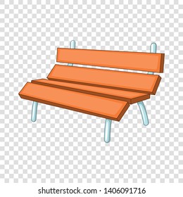 Bench icon. Cartoon illustration of bench vector icon for web