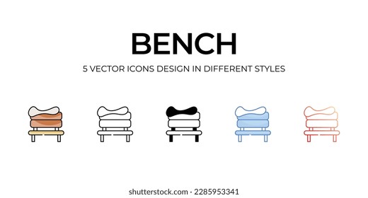 Diseñar iconos en cinco estilos con pulsación editable. Línea, Sólido, Línea plana, Color de tono Duo y Línea de degradado de color. Adecuado para diseño de páginas Web, aplicaciones móviles, UI, UX y GUI.