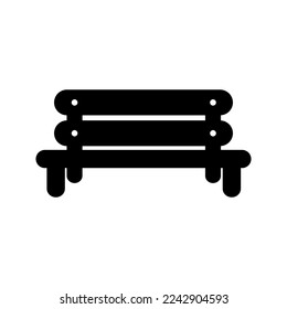 bench icon flat trendy popular simple