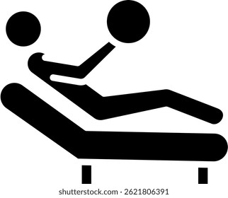 Ilustración vectorial de glifo de icono de banco