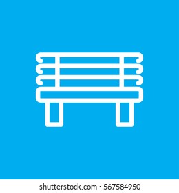 bench icon illustration isolated vector sign symbol