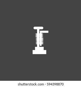 Bench icon illustration isolated vector sign symbol