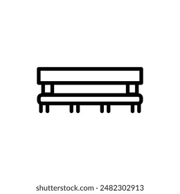 bench icon line style element