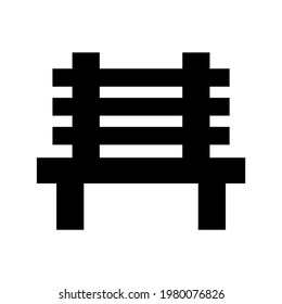 bench icon or logo isolated sign symbol vector illustration - high quality black style vector icons
