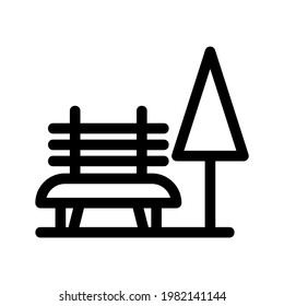 bench icon or logo isolated sign symbol vector illustration - high quality black style vector icons
