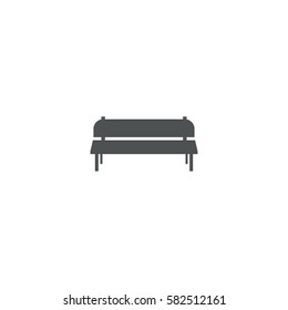 bench icon. sign design