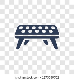 Bench icon. Trendy Bench logo concept on transparent background from Furniture and Household collection