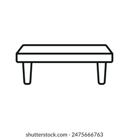 Bench icon vector design templates simple and modern