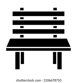 Bench icon vector image. Can also be used for web apps, mobile apps and print media.