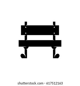Bench icon. Vector logo illustration isolated sign symbol