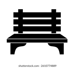 bench icon vector with trendy design