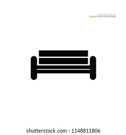 bench icon.vector illustration.