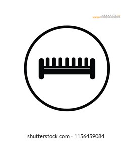 bench icon.vector illustration.