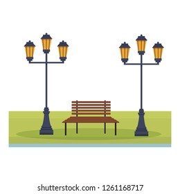 bench in the park