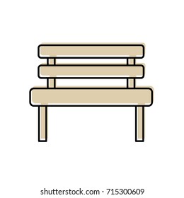 bench park rest comfort chair decoration