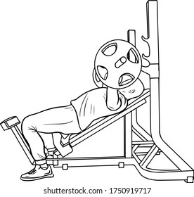 plancha de banco (barbacoa) sobre un banco inclinado, en ángulo, en un estilo minimalista, gimnasio, entrenamiento, decoración para revista deportiva, guía, instrucciones, cartel, afiche, uniforme, bolsa