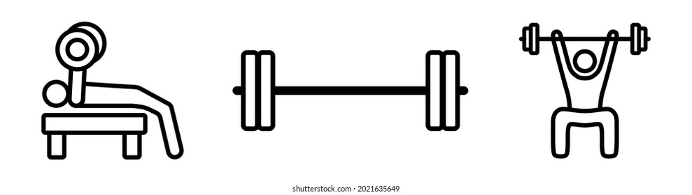 Kontrastpresse-Kontur-Vektorsymbol