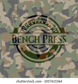 Bench Press camo emblem