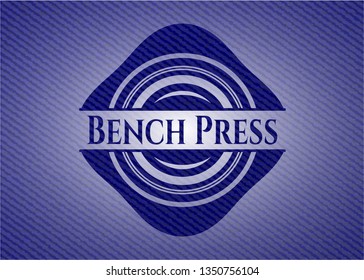 Bench Press with denim texture