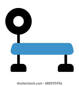 Bench press icon