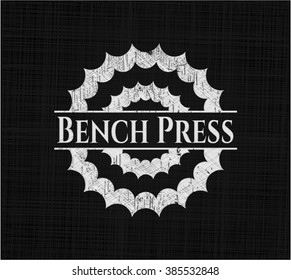 Bench Press on blackboard