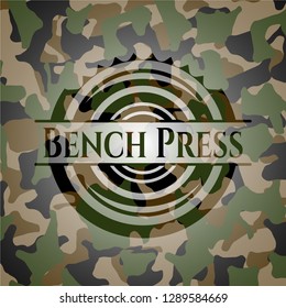 Bench Press on camo texture