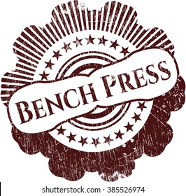 Sello de goma de Bench Press