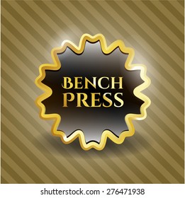 Bierpresse glänzendes Emblem