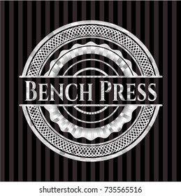 Bench Press silvery badge