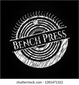 Bench Press written on a chalkboard