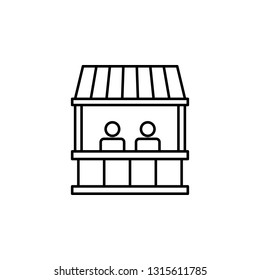 bench, racing icon. Element of motor sport for mobile concept and web apps icon. Thin line icon for website design and development