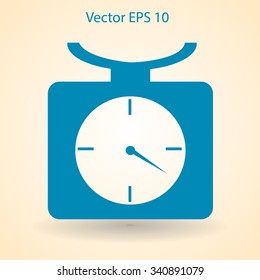 bench scales vector illustration