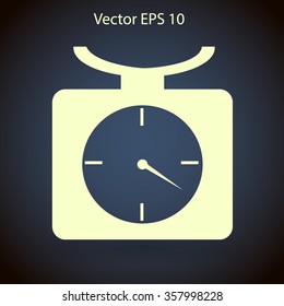 bench scales vector illustration