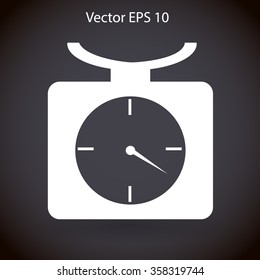 bench scales vector illustration
