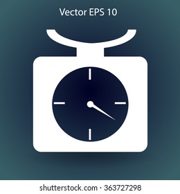 bench scales vector illustration