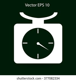 bench scales vector illustration