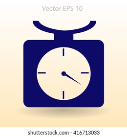 bench scales vector illustration