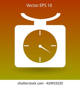 bench scales vector illustration