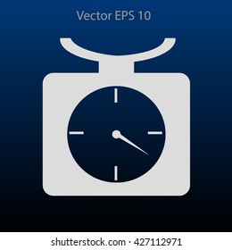 bench scales vector illustration