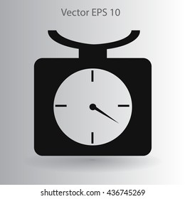 bench scales vector illustration