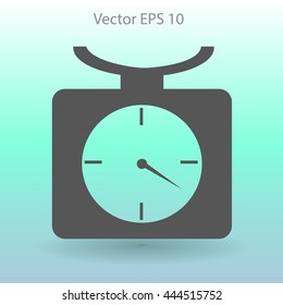 bench scales vector illustration
