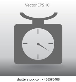 bench scales vector illustration
