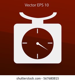 bench scales vector illustration