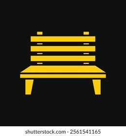 Bench trendy artwork attractive abstract vector illustration colorful useable design.eps
