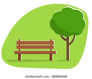 秋 公園 ベンチ のイラスト素材 画像 ベクター画像 Shutterstock