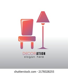 bench vector design with gradient color.