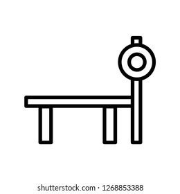  Bench vector icon