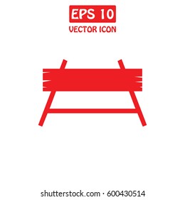 Bench Vector Icon.